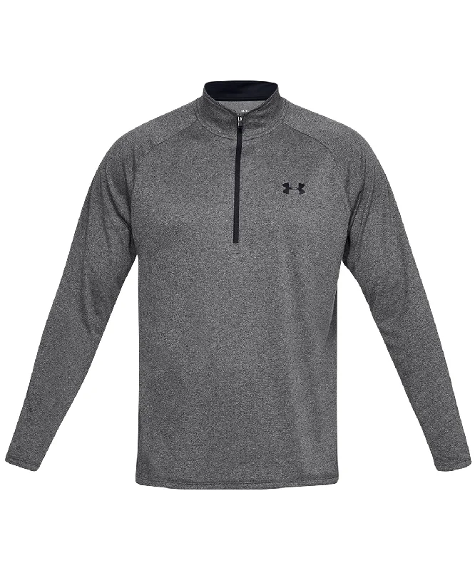 Carbon Heather/Black - Tech™ 2.0  1/2 zip long sleeve