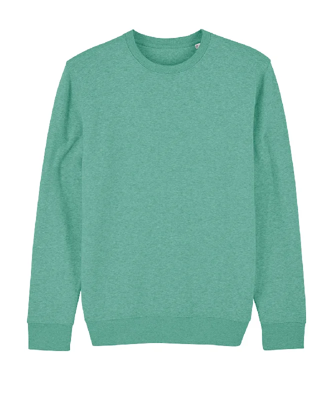 Mid Heather Green*† - Unisex Changer iconic crew neck sweatshirt (STSU823)