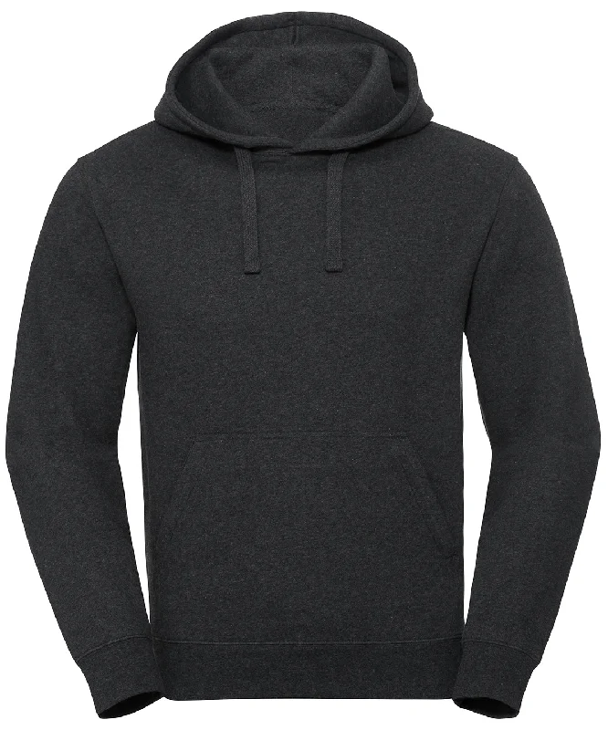 Charcoal Melange - Authentic melange hooded sweatshirt