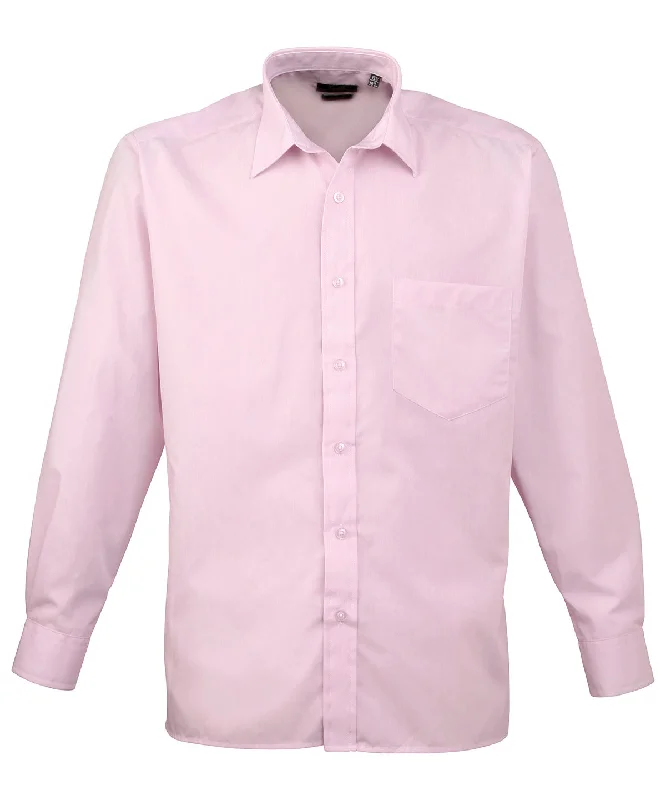 Pink - Long sleeve poplin shirt