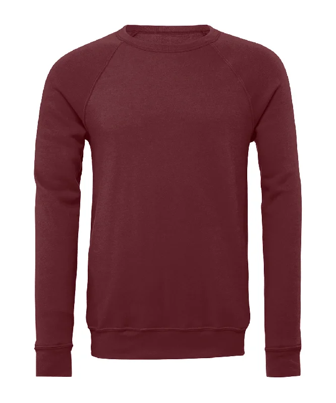 Maroon - Unisex sponge fleece crew neck sweatshirt