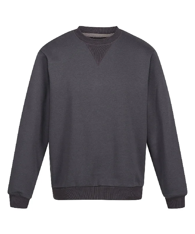 Seal Grey - Pro crew neck sweatshirt