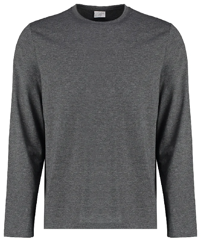 Dark Grey Marl - Long sleeve Superwash® 60°C tee (fashion fit)