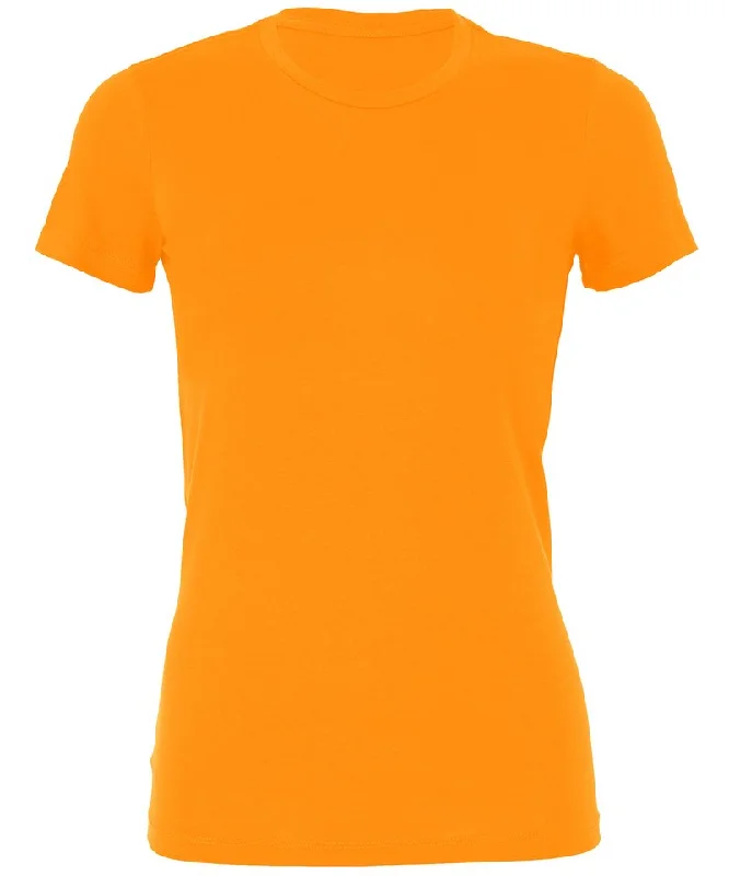 OrangeSorbet - Sheer mini rib crew neck t-shirt