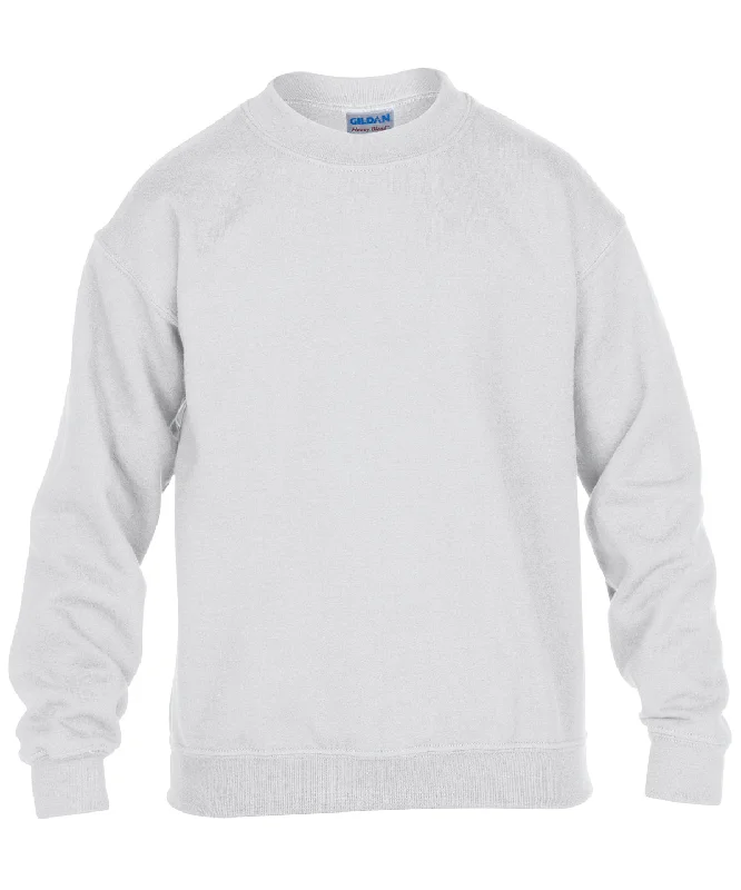 White - Heavy Blend™ youth crew neck sweatshirt