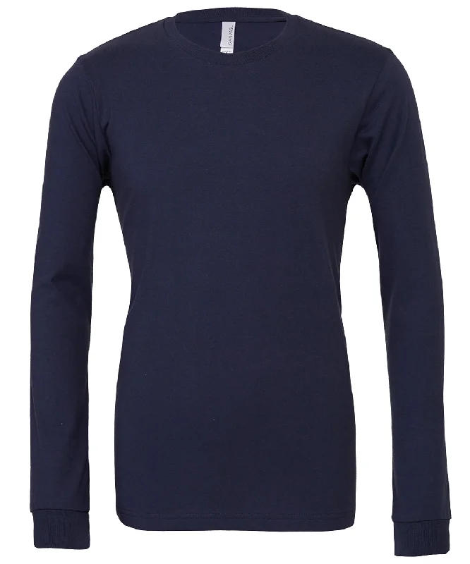 Navy - Unisex Jersey long sleeve tee