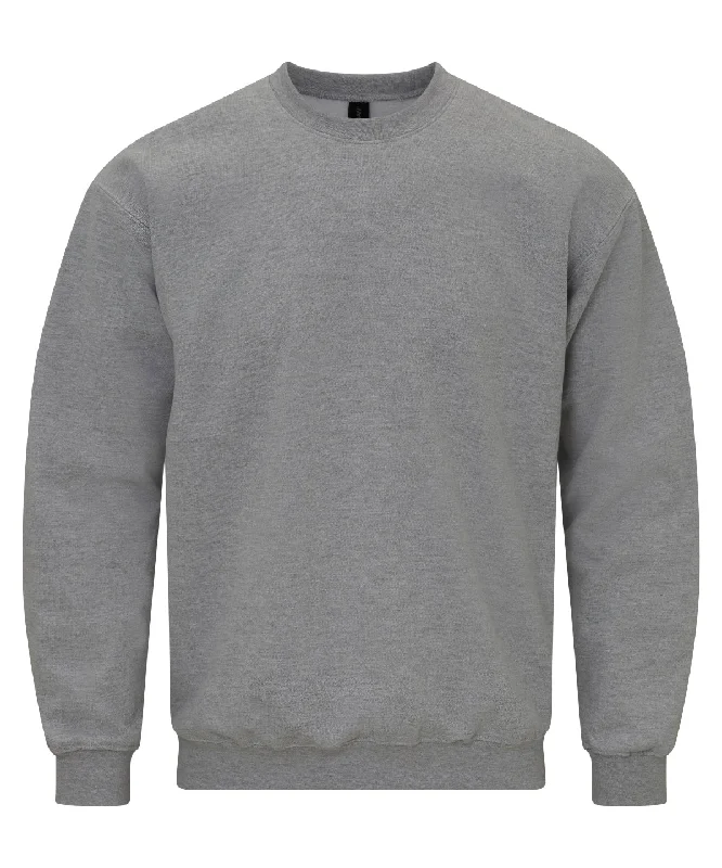 Ringspun Sport Grey - Softstyle™ midweight fleece adult crew neck