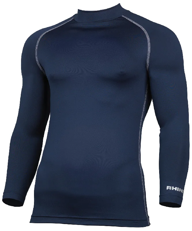 Navy - Rhino baselayer long sleeve