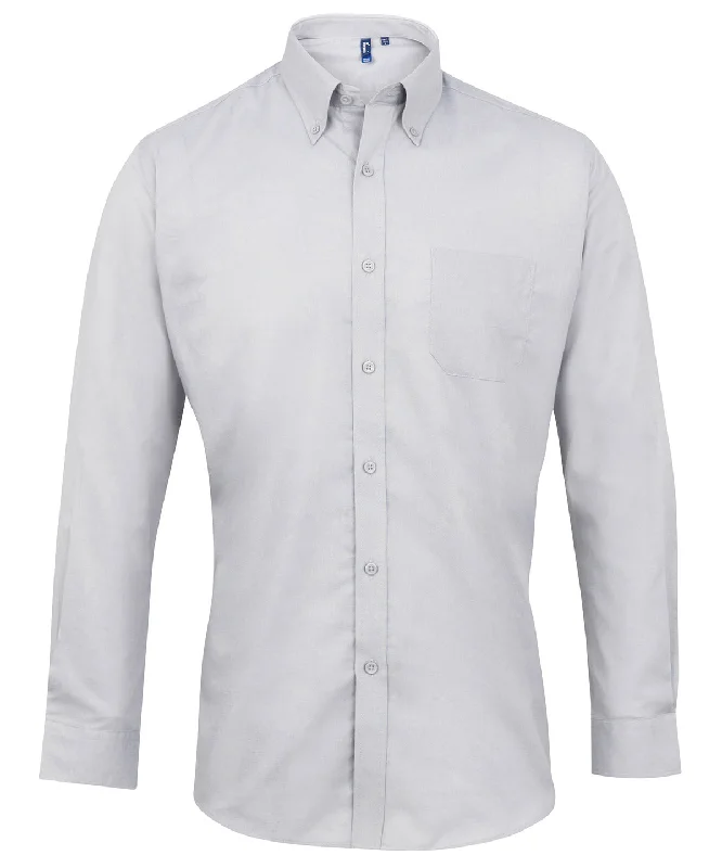 Silver - Signature Oxford long sleeve shirt