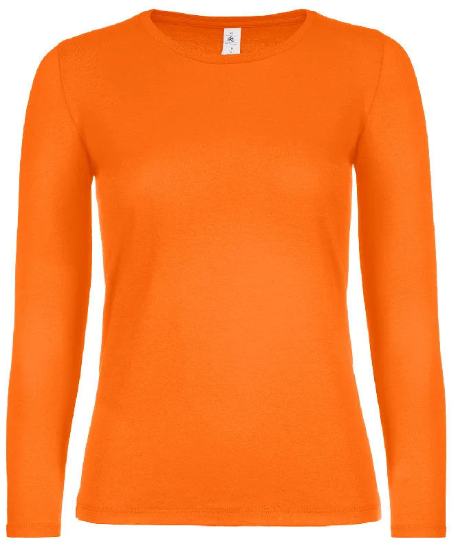 Orange - B&C #E150 long sleeve /women