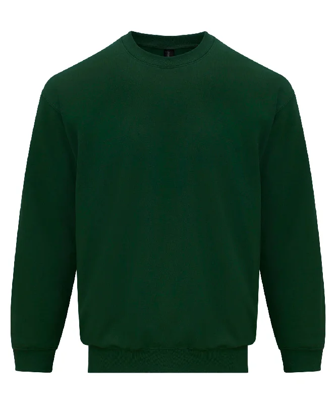 Forest Green - Softstyle™ midweight fleece adult crew neck