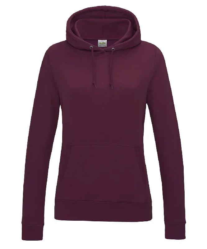 Burgundy - Women's College Hoodie