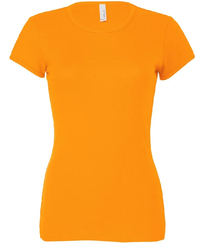 OrangeSorbet - Baby rib short sleeve crew neck t-shirt