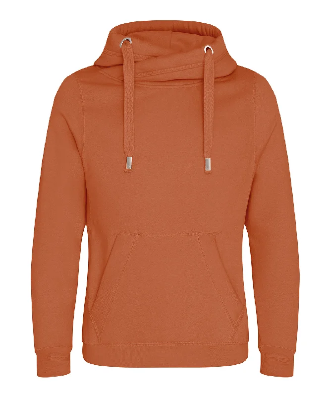 Ginger Biscuit - Cross neck hoodie