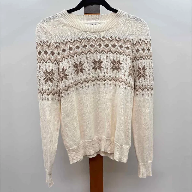 J Crew Women's Size XS Ivory Fair Isle Sweater