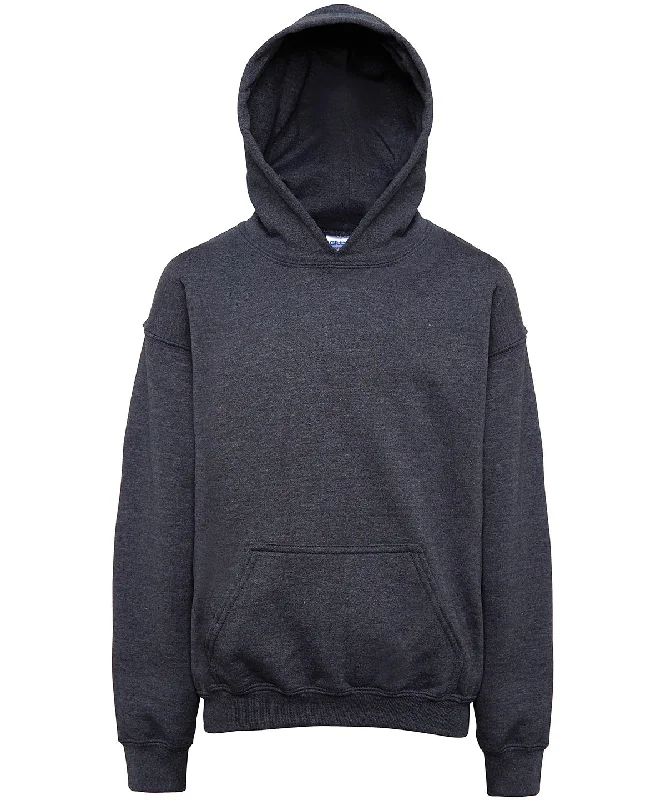 Dark Heather - Heavy Blend™ youth hooded sweatshirt