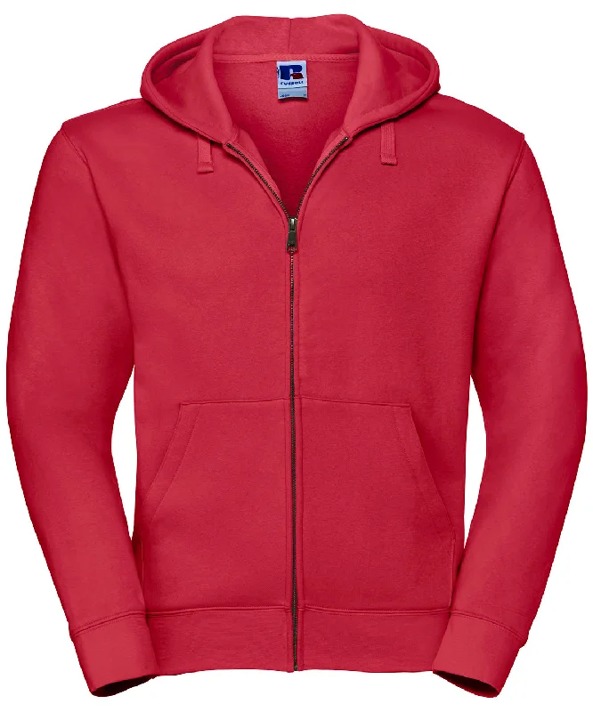 Classic Red - Authentic zipped hooded sweat