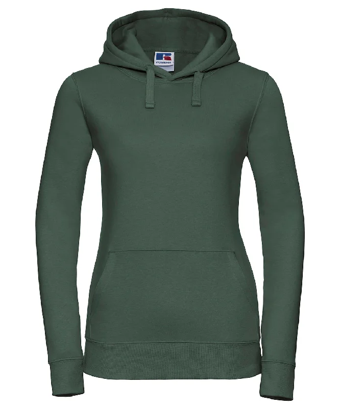 Bottle Green - Women's authentic hooded sweatshirt