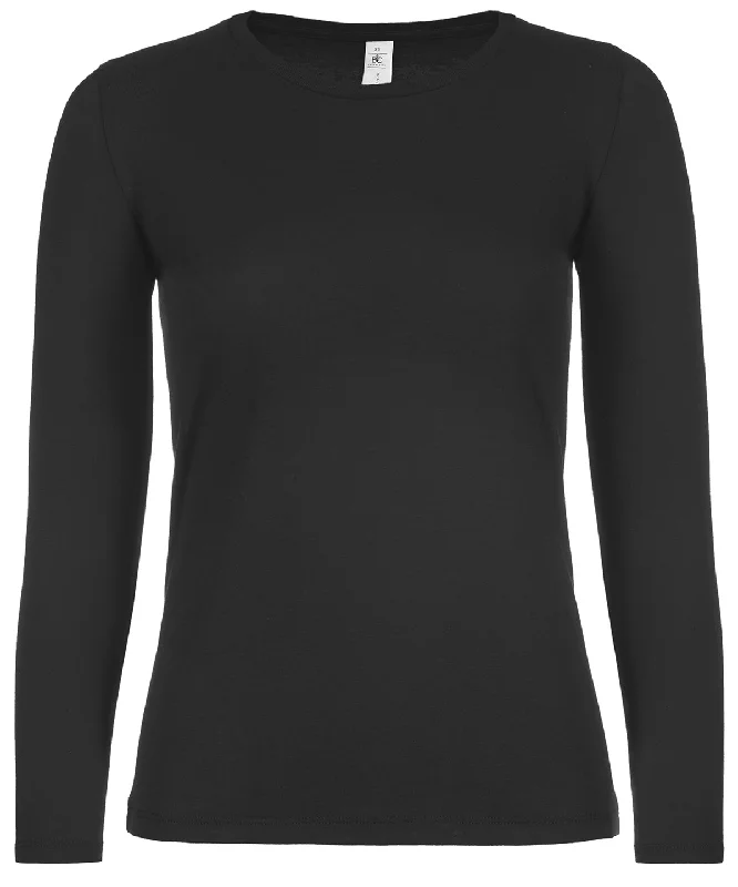 Black* - B&C #E150 long sleeve /women