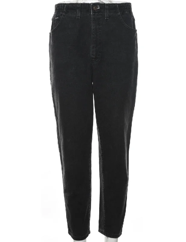 Black Lee Elastciated Jeans - W28 L28