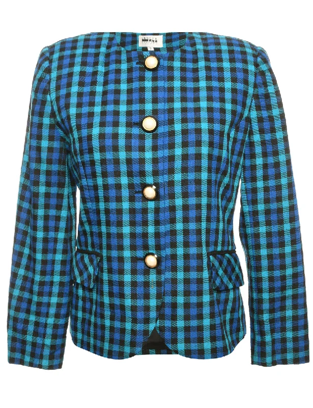 Blue Leslie Fay Jacket - M