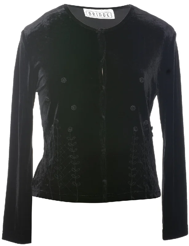 Bridge Velvet Evening Jacket - M