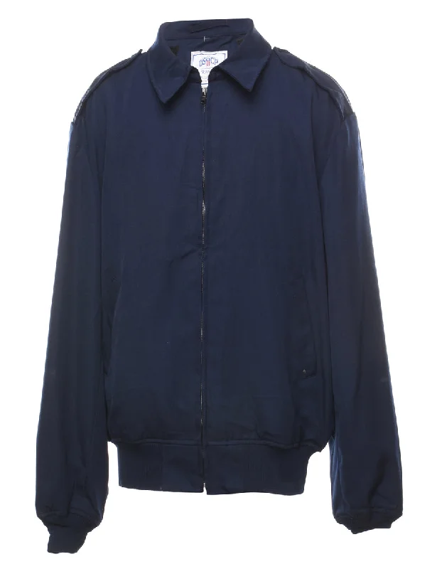 DSCP Zip-Front Navy Jacket - L