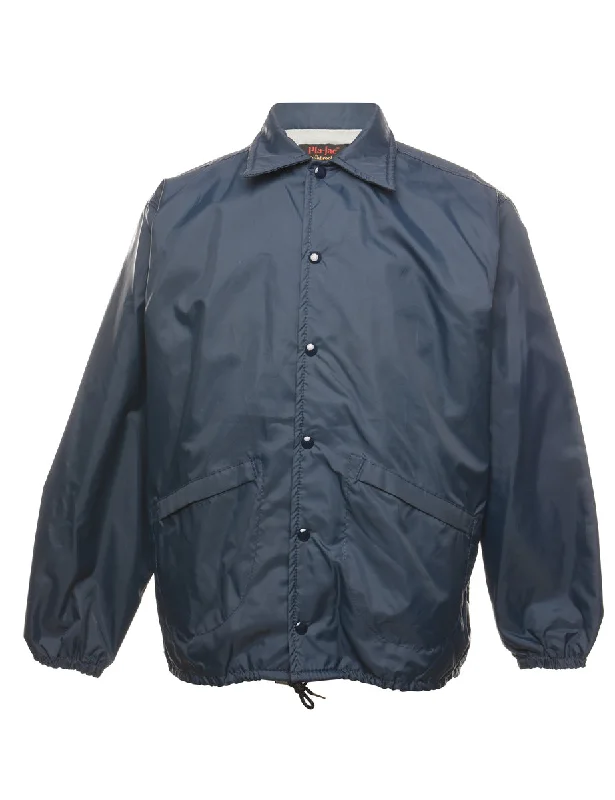 Pla-Jac Navy Nylon Jacket - M