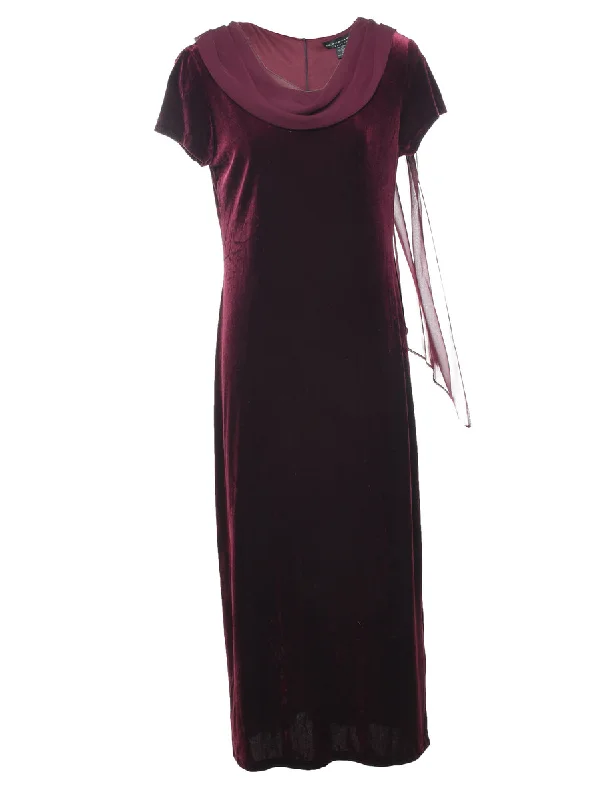 Velvet Winter Dress - S