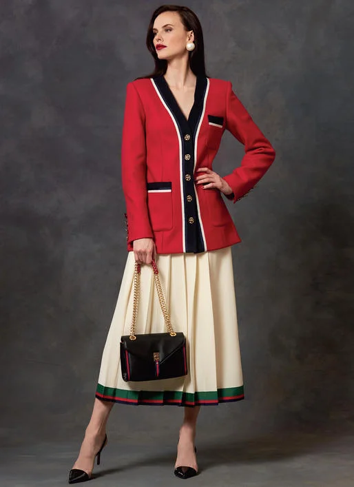 Vogue Jacket, Dress and Skirt V1643