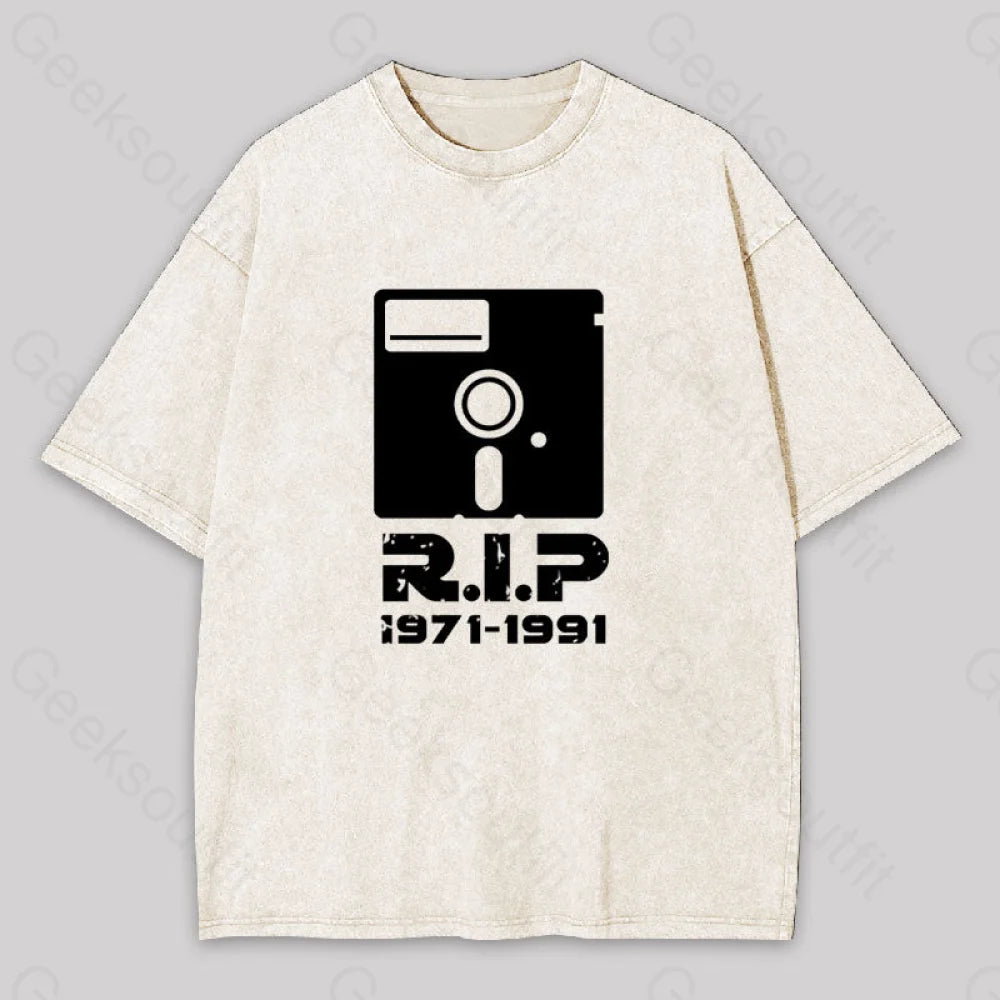 80s RIP Geek Washed T-shirt