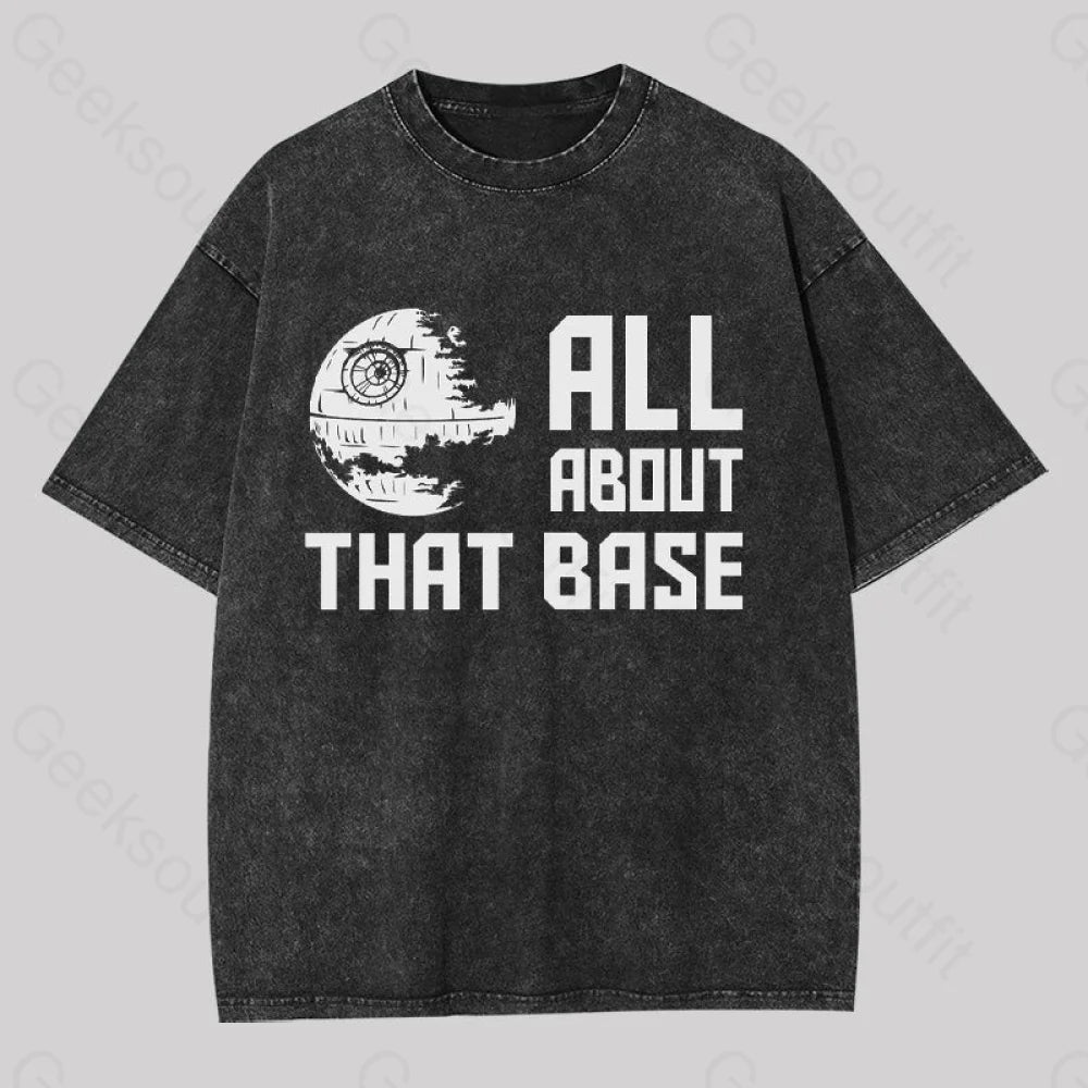 All About That Base Geek Washed T-shirt