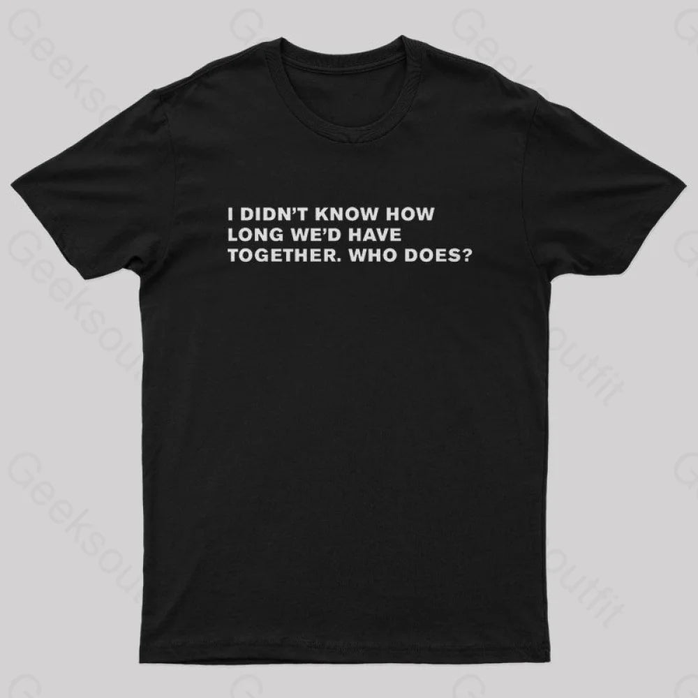 Blade Runner Quote Geek T-Shirt