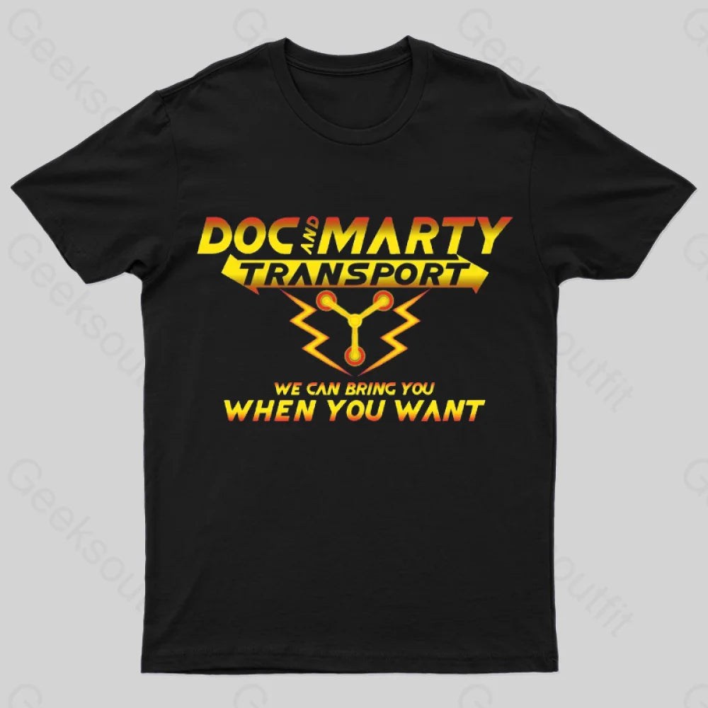 Doc & Marty Transport T-Shirt