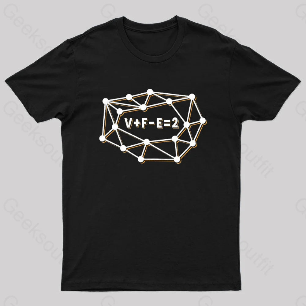 Euler's Formula For Planar Graphs Geek T-Shirt