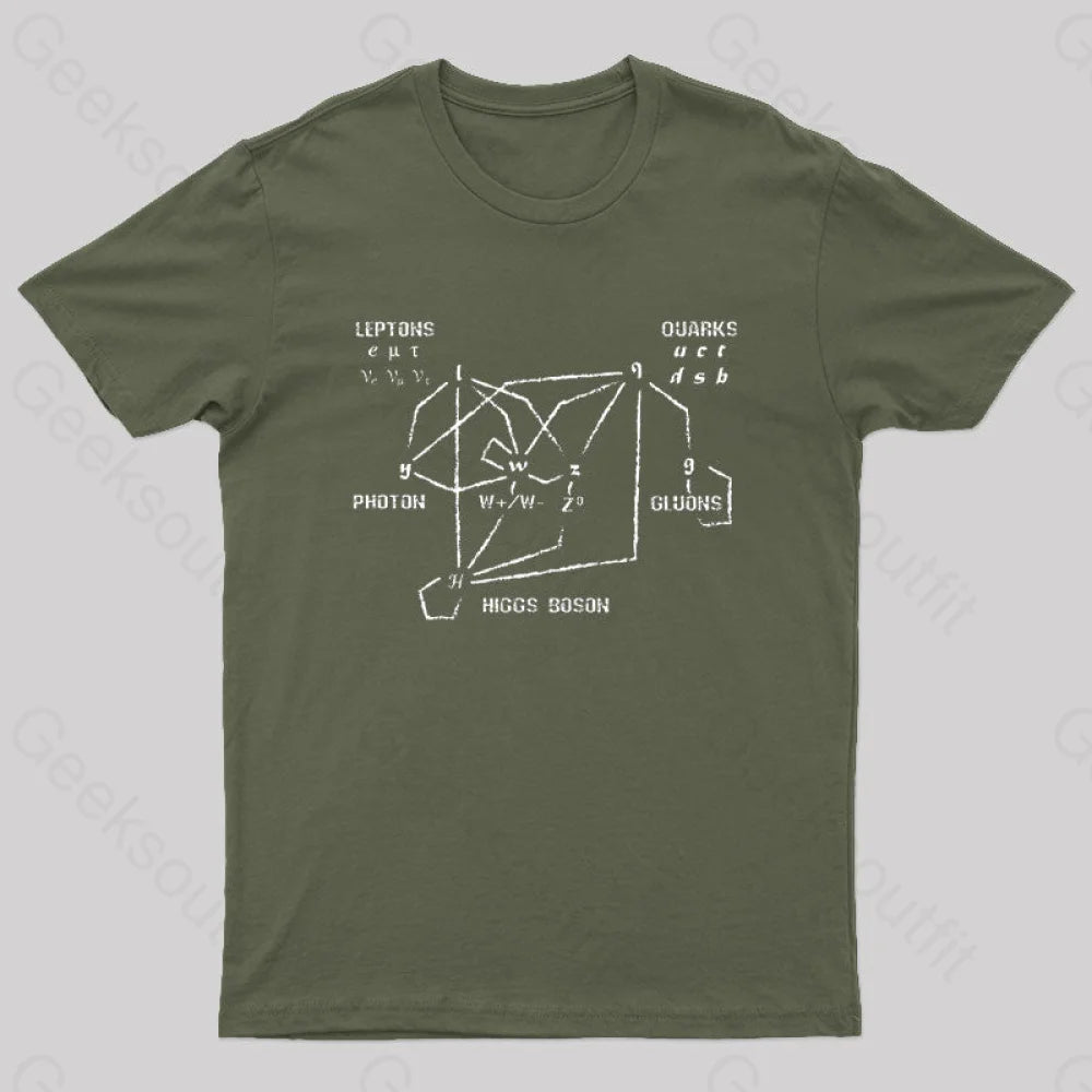 Higgs Boson Quarks Nerd T-Shirt