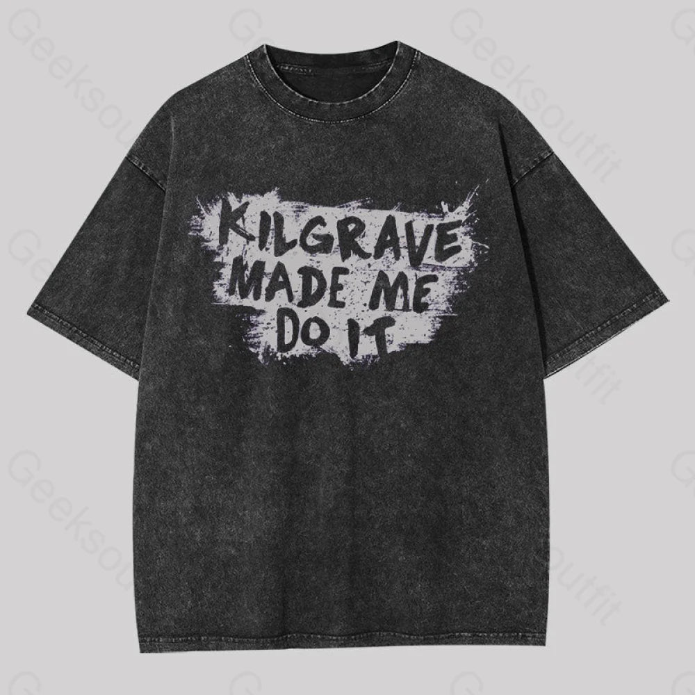 Kilgrave Made Me Do It Geek Washed T-shirt