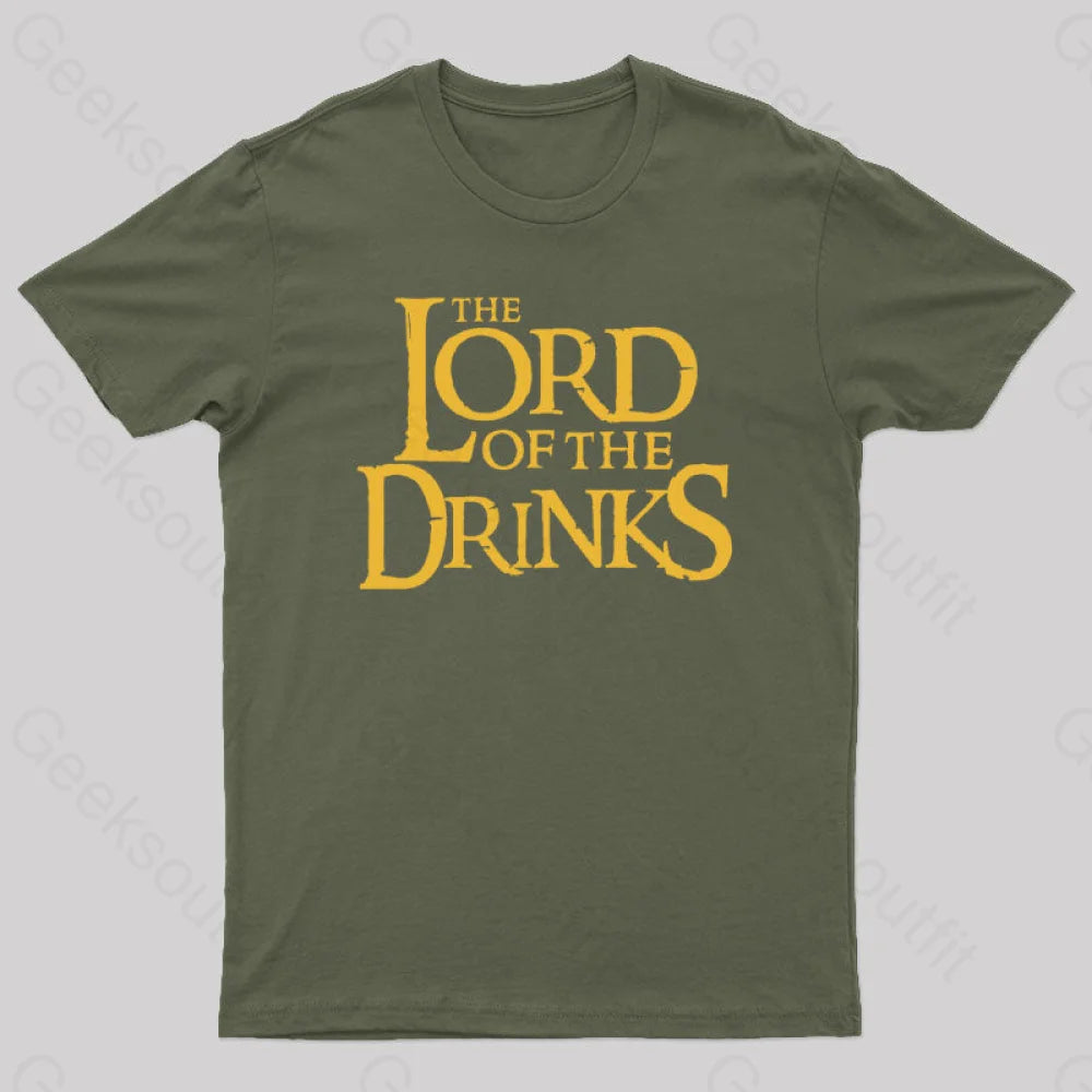 Lord Of The Drinks Geek T-Shirt