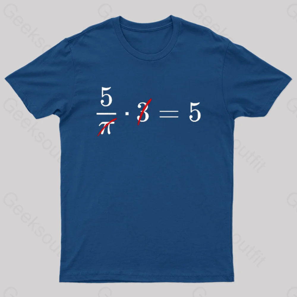 Pi Cancels Out Nerd T-Shirt