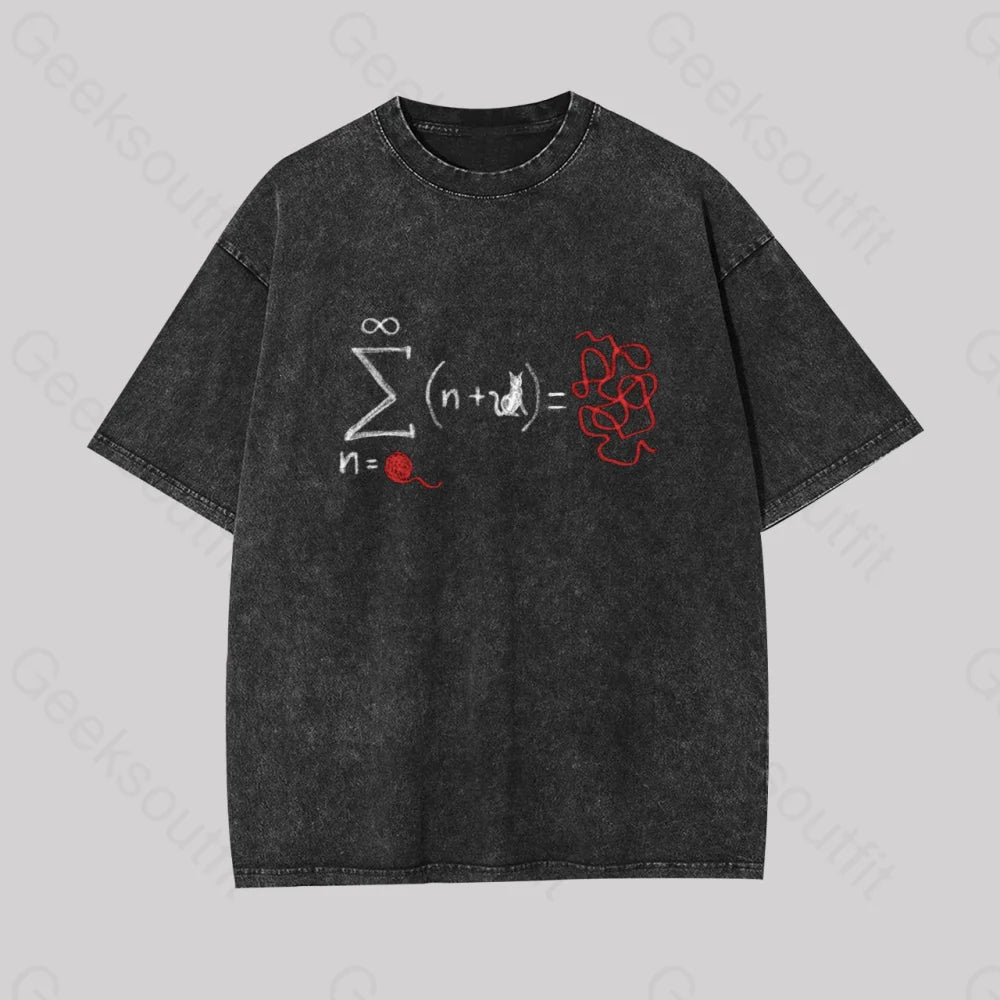 String Theory Geek Washed T-shirt