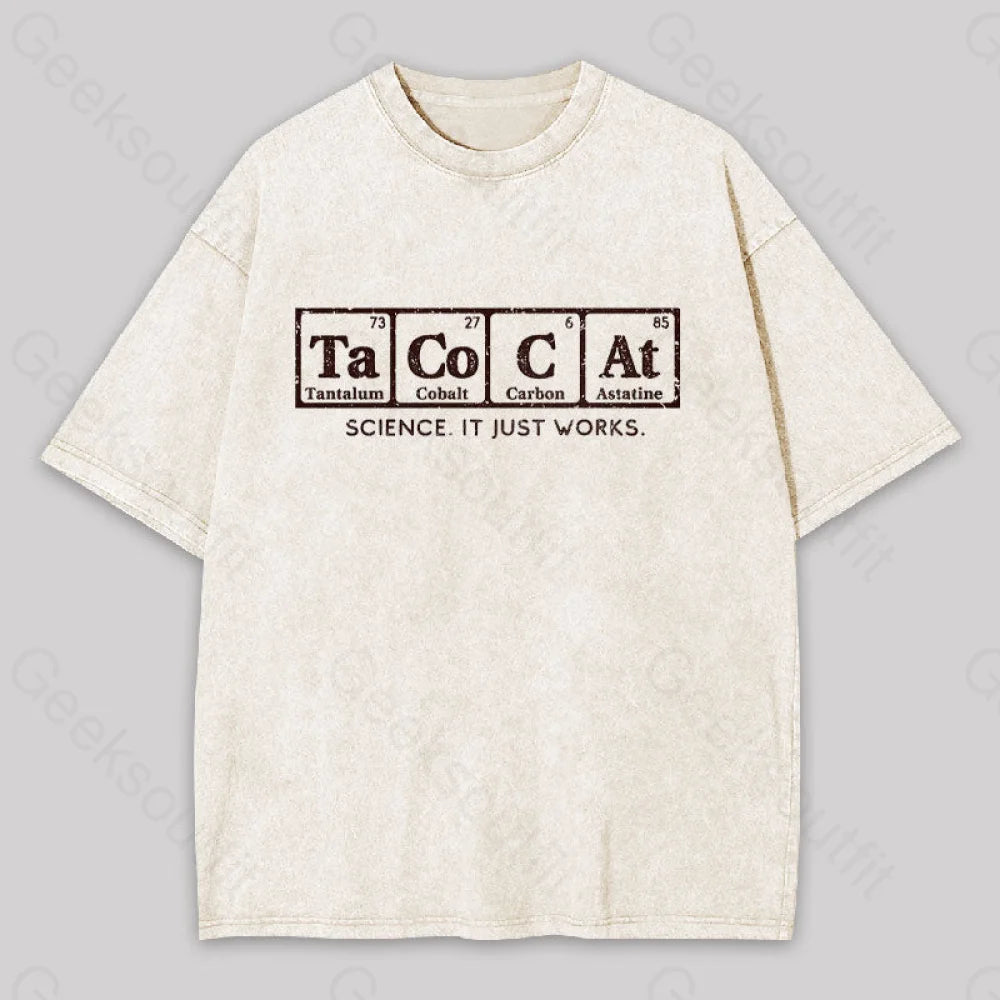 Tacocat Geek Washed T-shirt