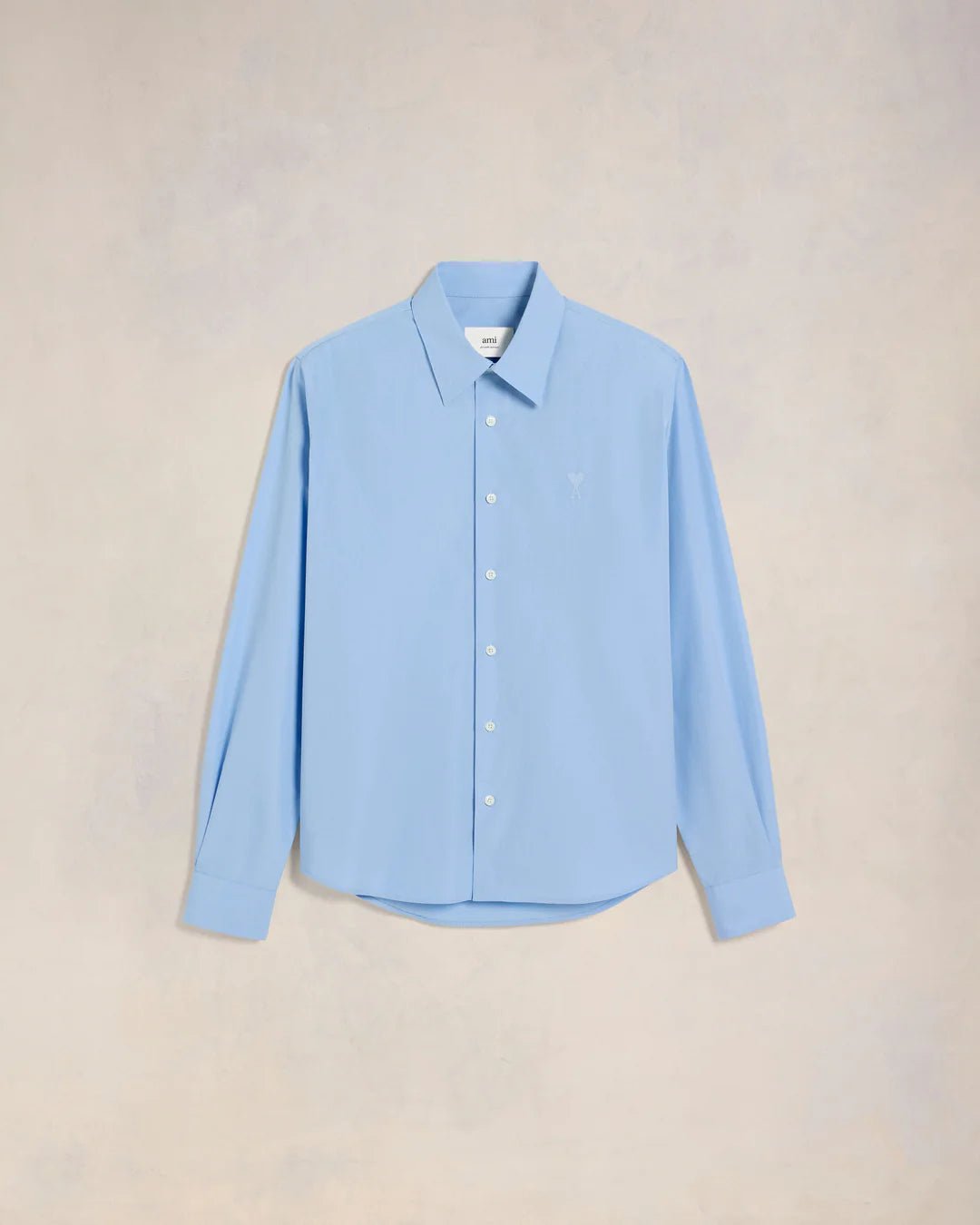 AMI PARIS - Cashmere Blue Ami De Coeur Classic Shirt