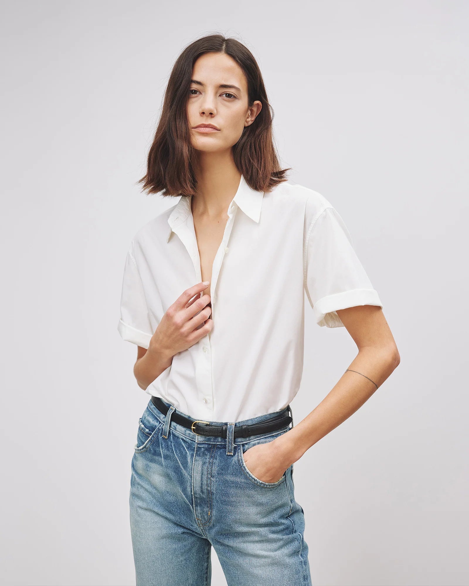 Nili Lotan - Alban Shirt in White