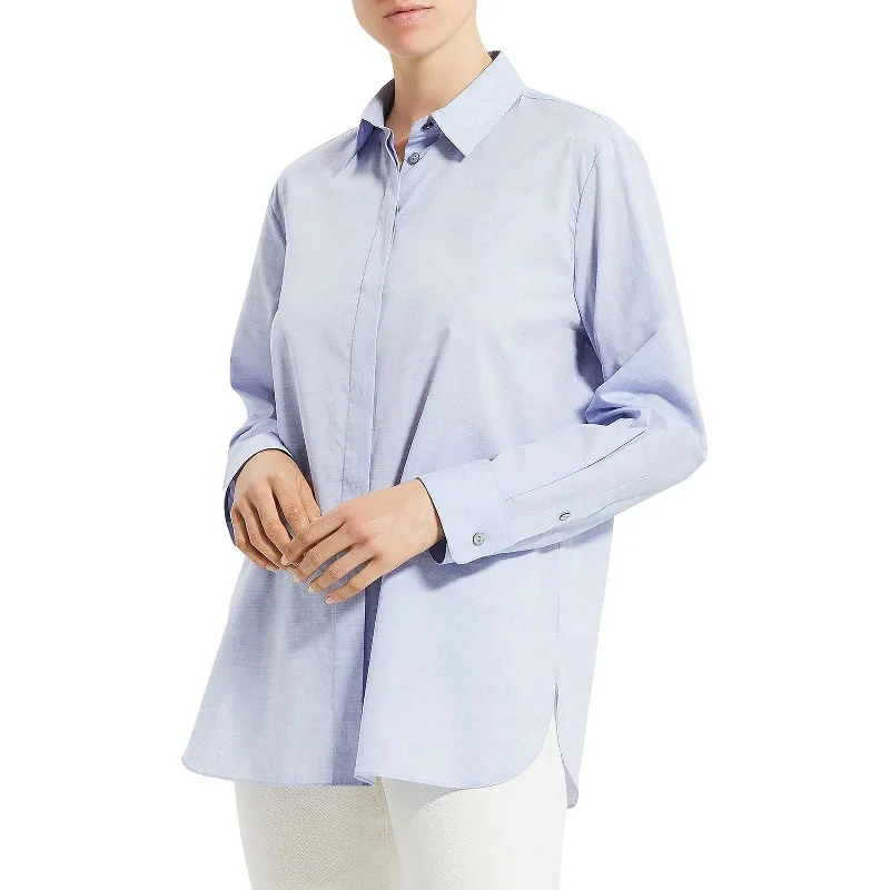 Theory Ladies Classic Cotton Menswear Shirt