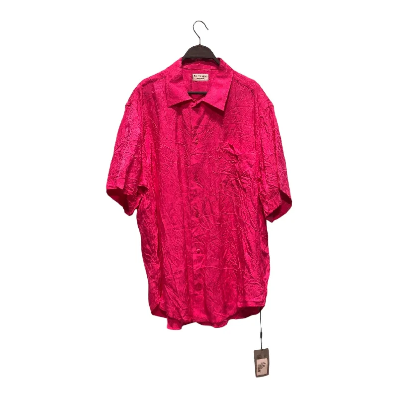 BALENCIAGA/SS Blouse/34/Floral Pattern/PNK/jacquared satin shirt