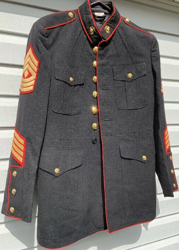 Authentic 41R USMC Dress Blue Jacket