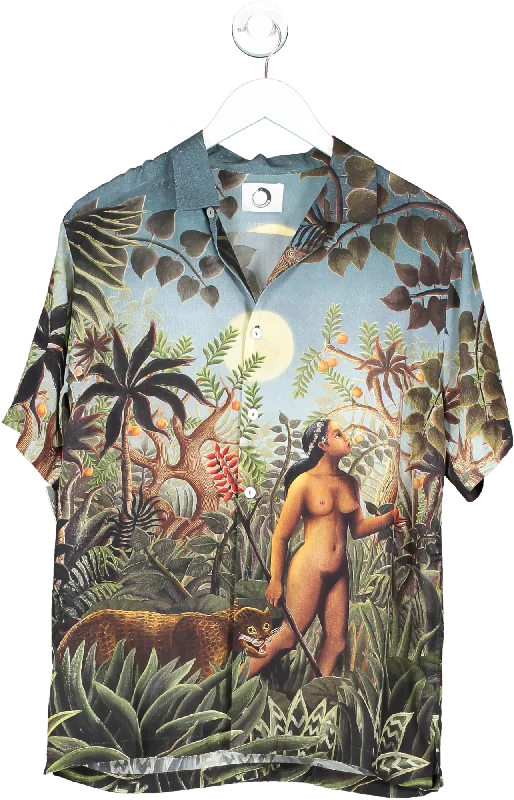 Endless Joy Multicoloured Garden Of Eden Print Shirt One Size