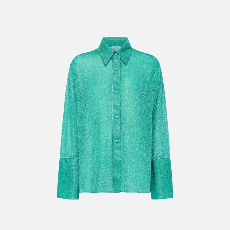 Oseree Lumiere Long Sleeve Shirt - Blue