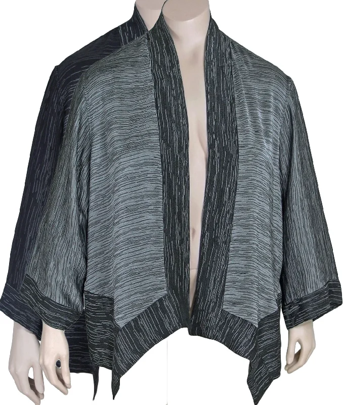 Dressori Silk Crinkle Kimono Jacket